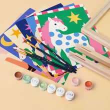 Load image into Gallery viewer, Mini Paint by Numbers Set 6"x8" (6 pieces) - Desert Run