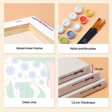 Load image into Gallery viewer, Mini Paint by Numbers Set 6"x8" (6 pieces) - Desert Run