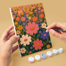 Load image into Gallery viewer, Mini Paint by Numbers Set 6"x8" (6 pieces) - Dreamy Wildflower Meadow
