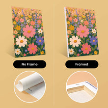 Load image into Gallery viewer, Mini Paint by Numbers Set 6"x8" (6 pieces) - Dreamy Wildflower Meadow