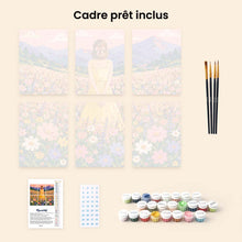 Load image into Gallery viewer, Mini Paint by Numbers Set 6"x8" (6 pieces) - Dreamy Wildflower Meadow