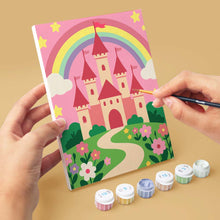 Load image into Gallery viewer, Mini Paint by Numbers Set 6"x8" (6 pieces) - Fairytale Cottage