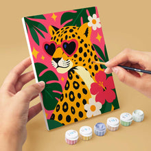 Load image into Gallery viewer, Mini Paint by Numbers Set 6"x8" (6 pieces) - Good Vibes