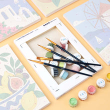 Load image into Gallery viewer, Mini Paint by Numbers Set 6"x8" (6 pieces) - Greek Summer