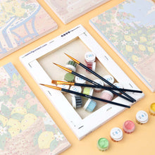 Load image into Gallery viewer, Mini Paint by Numbers Set 6"x8" (6 pieces) - Italian Lemon Garden