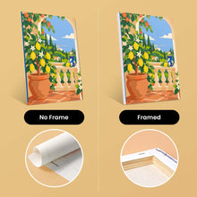 Load image into Gallery viewer, Mini Paint by Numbers Set 6"x8" (6 pieces) - Italian Lemon Garden