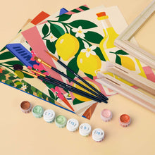 Load image into Gallery viewer, Mini Paint by Numbers Set 6"x8" (6 pieces) - La Dolce Vita