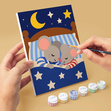 Load image into Gallery viewer, Mini Paint by Numbers Set 6"x8" (6 pieces) - Little Mouse Stories