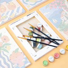 Load image into Gallery viewer, Mini Paint by Numbers Set 6"x8" (6 pieces) - Mediterranean Summer Moments