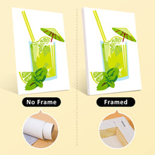 Load image into Gallery viewer, Mini Paint by numbers 6"x8" (6 pieces) - Fresh Fruit Juices