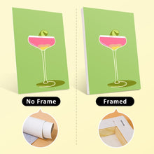 Load image into Gallery viewer, Mini Paint by numbers 6"x8" (6 pieces) - Stylish Cocktail Glasses
