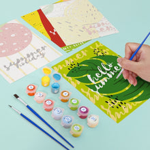 Load image into Gallery viewer, Mini Paint by numbers 6"x8" (6 pieces) - Summer Fruit Illustrations