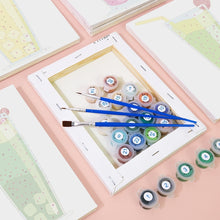 Load image into Gallery viewer, Mini Paint by numbers 6"x8" (6 pieces) - Sparkling Fruit Drinks