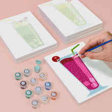Load image into Gallery viewer, Mini Paint by numbers 6"x8" (6 pieces) - Sparkling Fruit Drinks