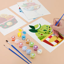 Load image into Gallery viewer, Mini Paint by numbers 6"x8" (6 pieces) - Ice Cream Sundaes