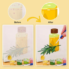Load image into Gallery viewer, Mini Paint by numbers 6"x6" (6 pieces) - Natural Oils