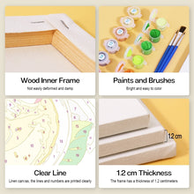 Load image into Gallery viewer, Mini Paint by numbers 6"x6" (6 pieces) - Color Pop Refreshers
