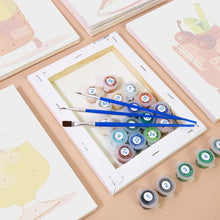 Load image into Gallery viewer, Mini Paint by numbers 6"x8" (6 pieces) - Tropical Cocktails