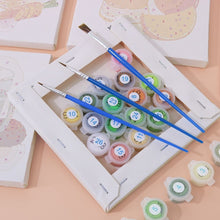 Load image into Gallery viewer, Mini Paint by numbers 6"x6" (6 pieces) - Healthy Juices