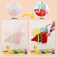 Load image into Gallery viewer, Mini Paint by numbers 6"x6" (6 pieces) - Healthy Juices