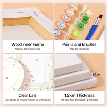 Load image into Gallery viewer, Mini Paint by numbers 6"x6" (6 pieces) - Healthy Juices