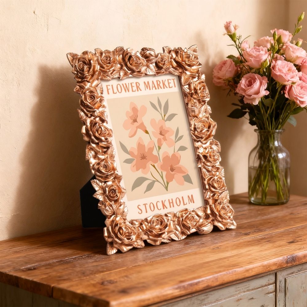 Mini Paint by number with frame - Flower market - Stockholm