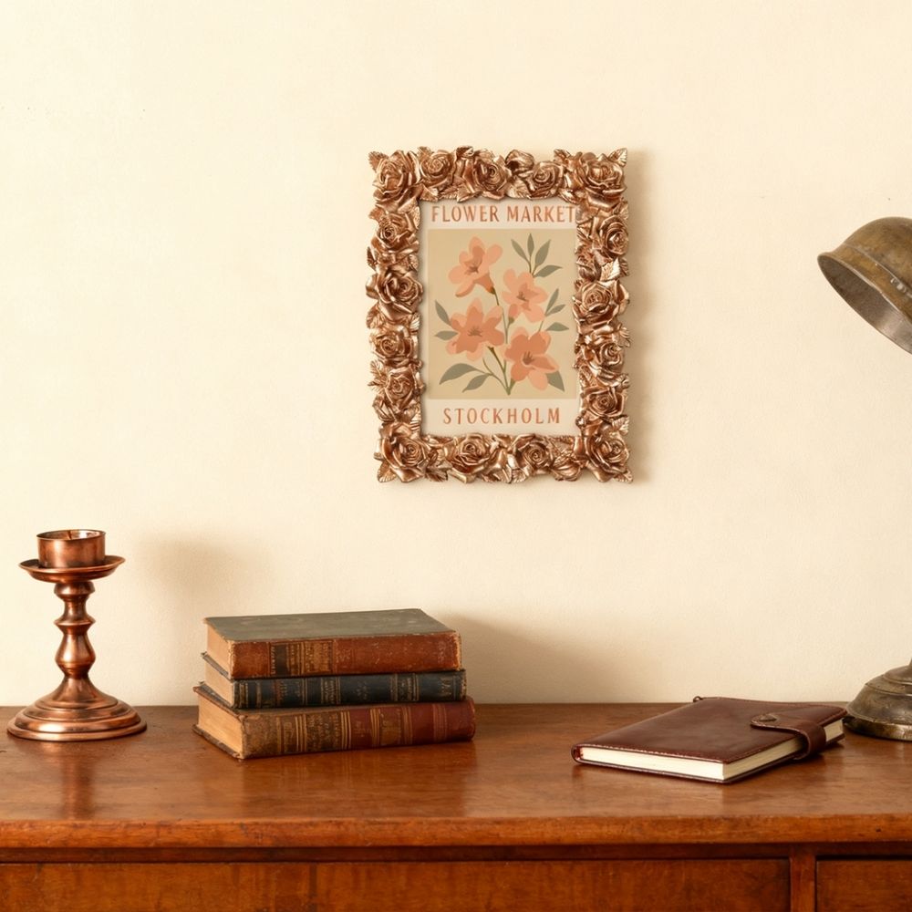 Mini Paint by number with frame - Flower market - Stockholm