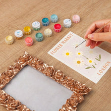 Load image into Gallery viewer, Mini Paint by number with frame - Flower market - London