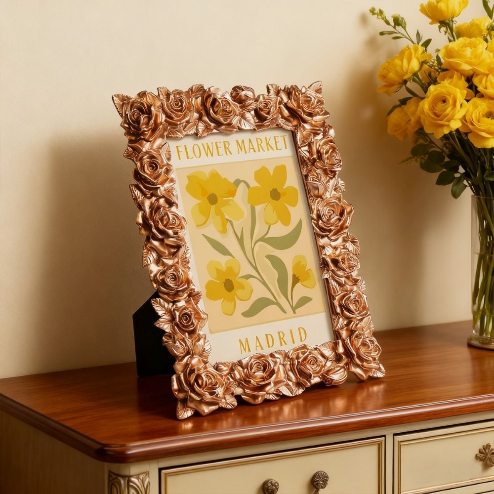 Mini Paint by number with frame - Flower market - Madrid