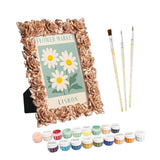 Mini Paint by number with frame - Flower market - Lisbon Figured'Art