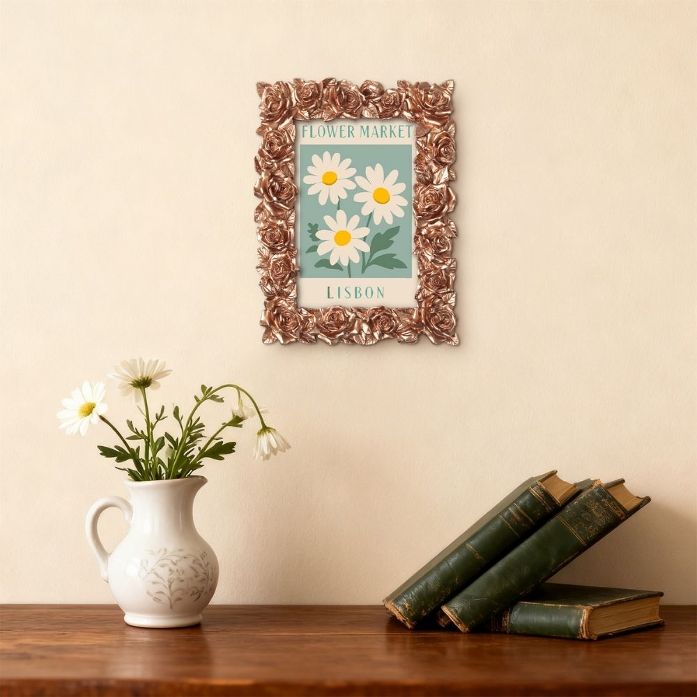 Mini Paint by number with frame - Flower market - Lisbon