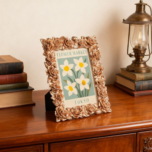 Mini Paint by number with frame - Flower market - Tokyo