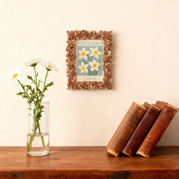 Mini Paint by number with frame - Flower market - Tokyo