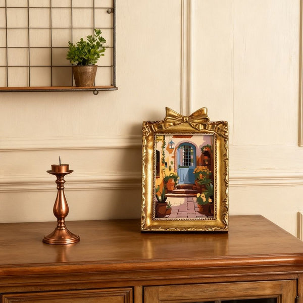 Mini Paint by number with frame - Mediterranean Courtyard