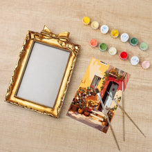 Load image into Gallery viewer, Mini Paint by number with frame - Terracotta Courtyard