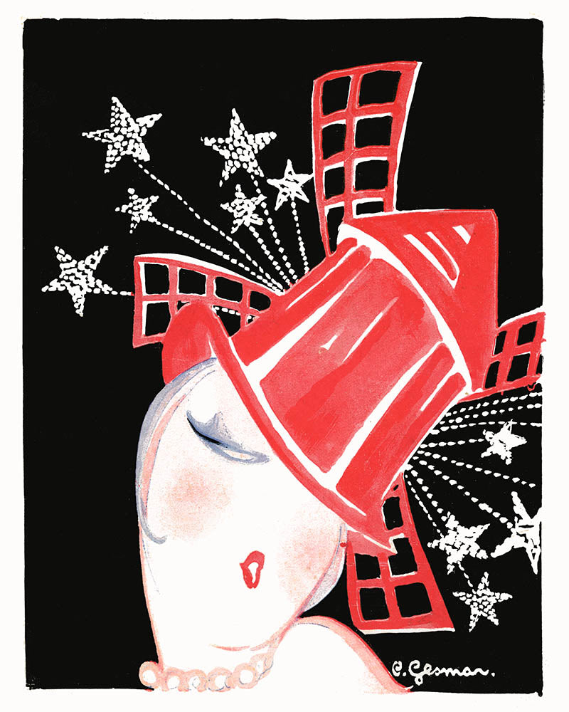 Paint by numbers kit for adults Poster Moulin Rouge - Paris Under the Stars Figured'Art