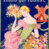 Paint by numbers kit Poster Moulin Rouge - Paris in Motion Figured'Art