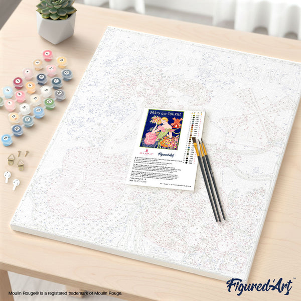 Poster Moulin Rouge - Paris in Motion