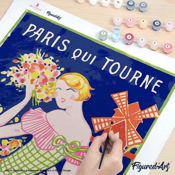 Poster Moulin Rouge - Paris in Motion