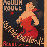 Paint by numbers kit Poster Moulin Rouge - It’s Very Exciting Figured'Art