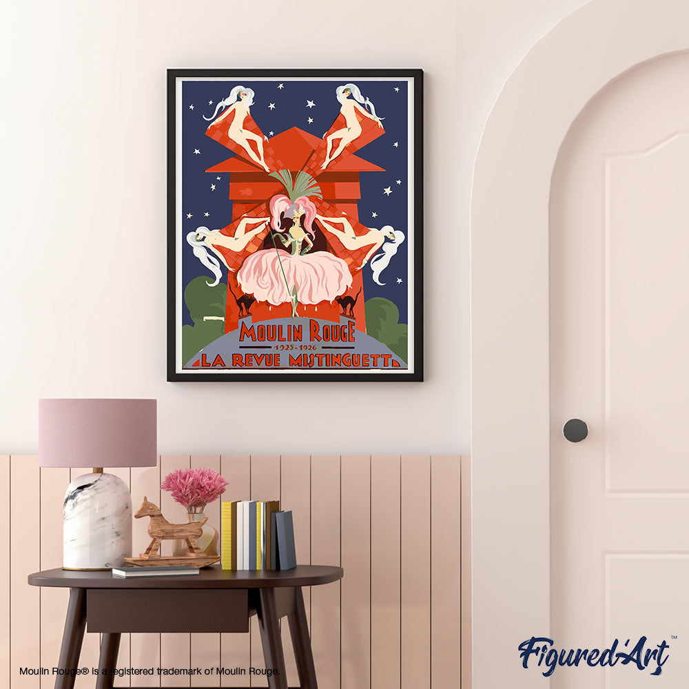 Poster Moulin Rouge - The Mistinguett Revue