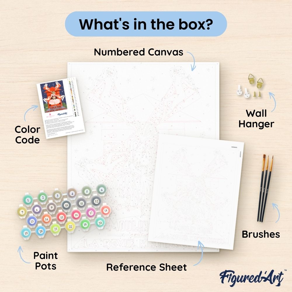 Poster Moulin Rouge - The Mistinguett Revue