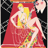 Paint by numbers kit Poster Moulin Rouge - Music Hall Gesmar Program Figured'Art