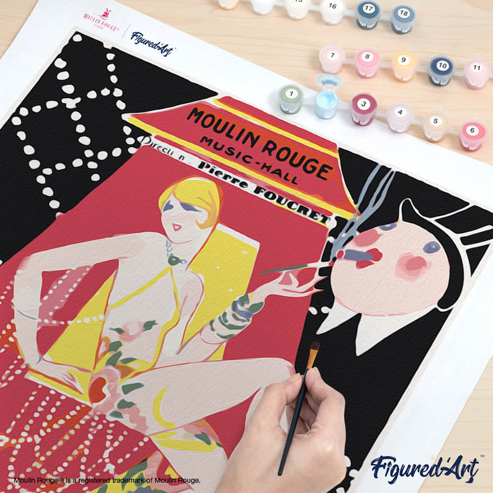 Poster Moulin Rouge - Music Hall Gesmar Program