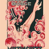 Paint by numbers kit Poster Moulin Rouge - Mistinguett Figured'Art