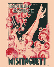 Load image into Gallery viewer, Paint by numbers kit Poster Moulin Rouge - Mistinguett Figured'Art