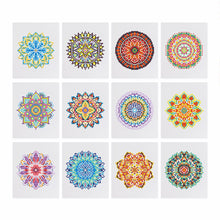 Load image into Gallery viewer, Mini Diamond Painting 3&quot;x5&quot; (12 pieces) - Mandala Art