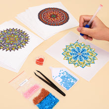 Load image into Gallery viewer, Mini Diamond Painting 3&quot;x5&quot; (12 pieces) - Mandala Art