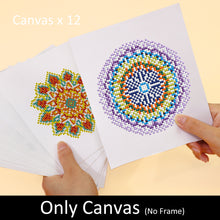 Load image into Gallery viewer, Mini Diamond Painting 3&quot;x5&quot; (12 pieces) - Mandala Art