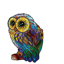 Load image into Gallery viewer, Wooden Puzzle - Colorful Owl